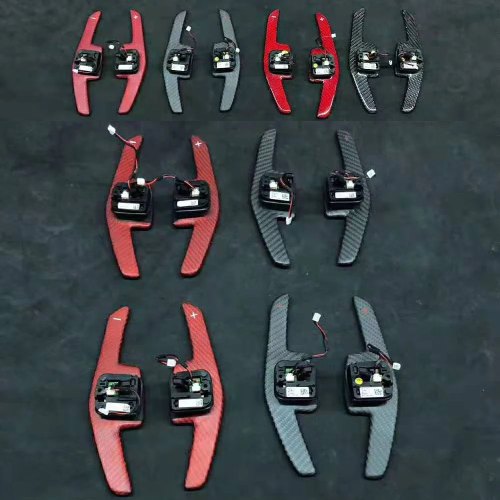 

Carbon Fiber Steering Wheel Shift Gear Paddle Extension For Audi A3/A4/A5/S3/S4/S5/RS3/RS4/RS5 Q Seies