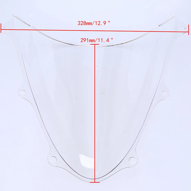 Posbay лобовое стекло мотоцикла двойные Пузырьковые ветровые дефлекторы для Suzuki GSXR