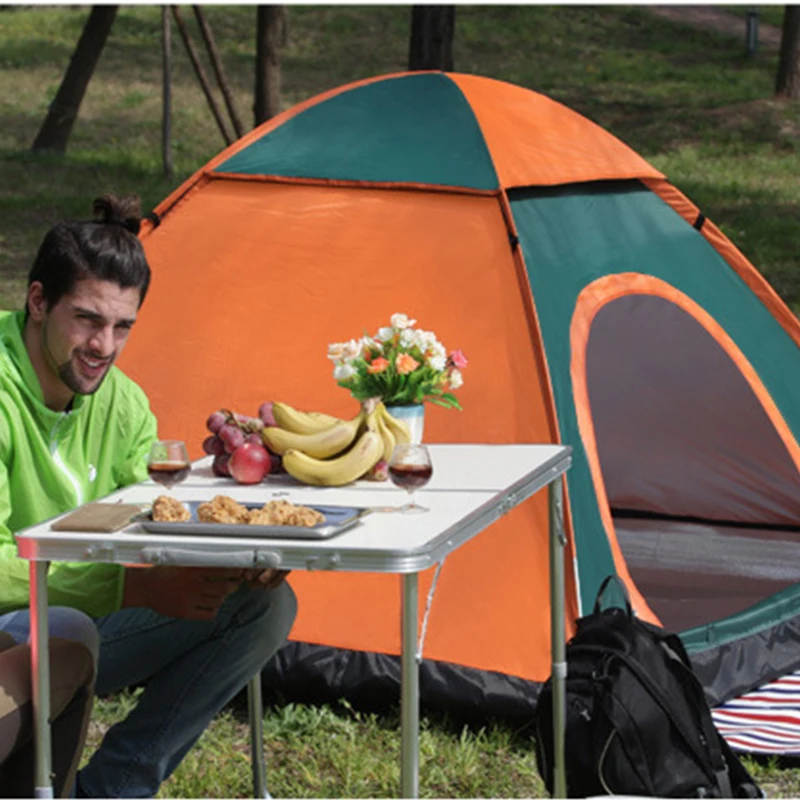 

Quick Automatic Pop Up Outdoor Family Camping Tent Portable Waterproof Tourist Travel Camp Tents Shelters 1-2 Person