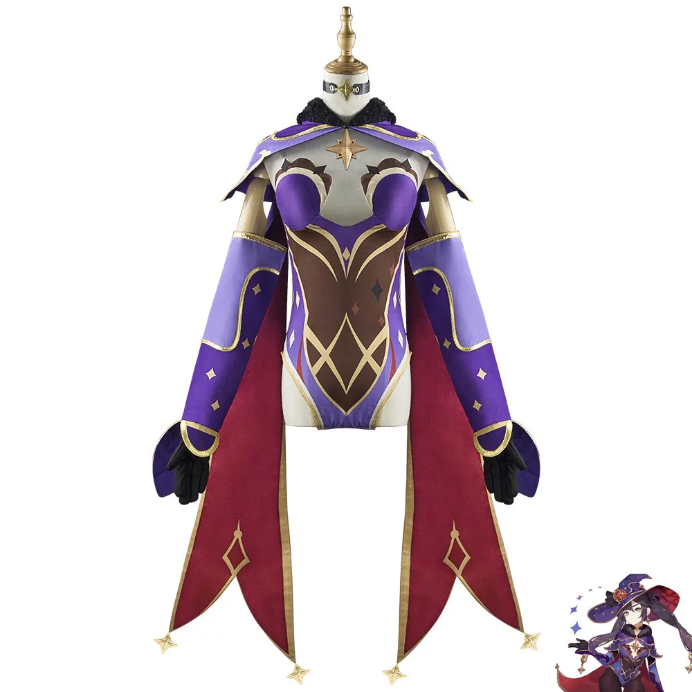 Genshin ударные костюмы Моны звездное небо водное зеркало Костюм Игровой Набор для