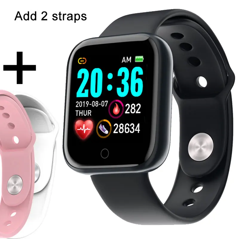Add 2 straps Умные часы для мужчин, измерение кровяного давления, мужские электронные умные часы, монитор сердечного ритма, умные часы, водонепроницаемые, Ip67, умные часы для женщин - Color: Add 2 straps