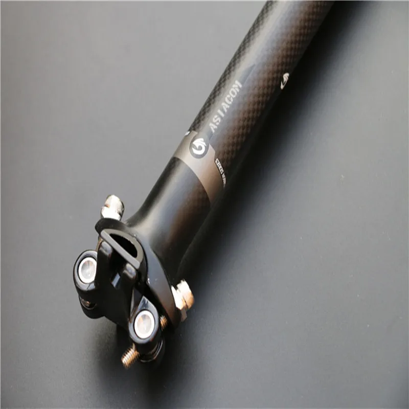 full carbon fiber 3k matte super seatpost 27.2/30.8 /31.6 *350/400/450MM MTB road bike parts bicycle seat post | Спорт и развлечения