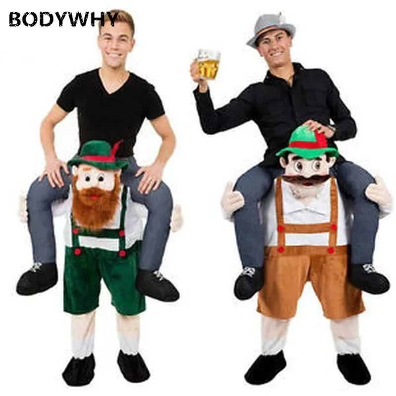 Carry Me Bavarian Mascot Costume Cosplay Party Game Dress Outfits Clothing Advertising Carnival Halloween Easter Festival Adults