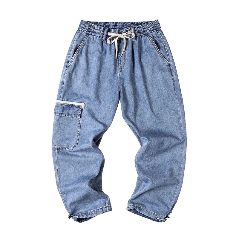 

2021 Baggy Jeans For Men Wide Leg Boy Oversize Men's Pants Baggy Jean Cargo Denim Overalls Trousers Boys