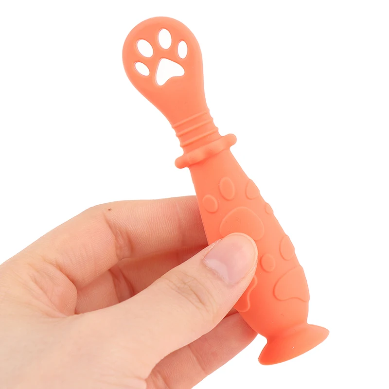

2Pcs Feeding Spoon Newborn Infant Silicone Rice Cereal Training Spoon Tool