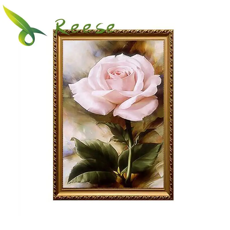 Полностью Алмазная картина элегантная розовая роза алмазная вышивка сделай сам