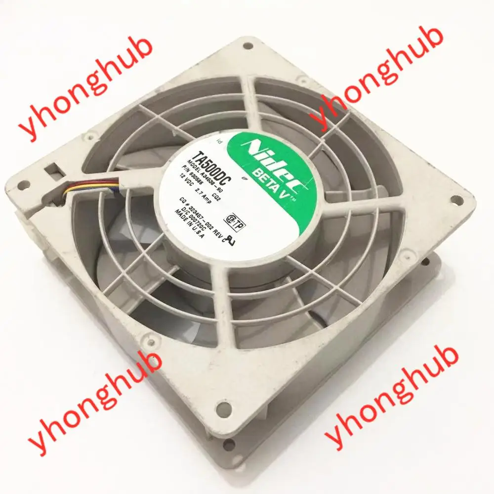 For Nidec TA500DC B34744-35 48V 0.5A 12750 Server Cooling Fan 