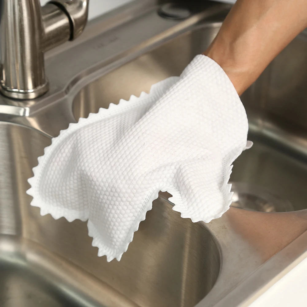 

Household Disposable Non-Woven Electrostatic Dust Removal Gloves with Teeth Home Cleaning Tool for Window Kitchen Cleaning Glove