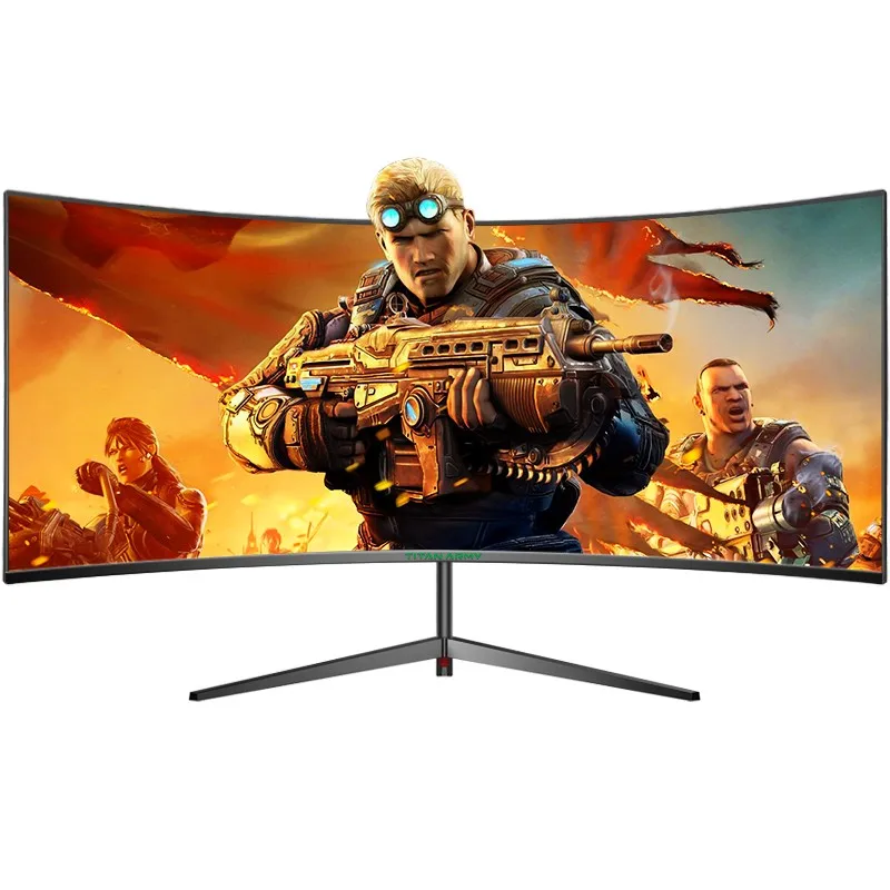 

TITAN ARMY 30 inch 2K 200Hz Curved Gaming Monitor 21:9 2560x1080 Ultra Wide Ultra Slim screen FREESYNC VESA Metal Black