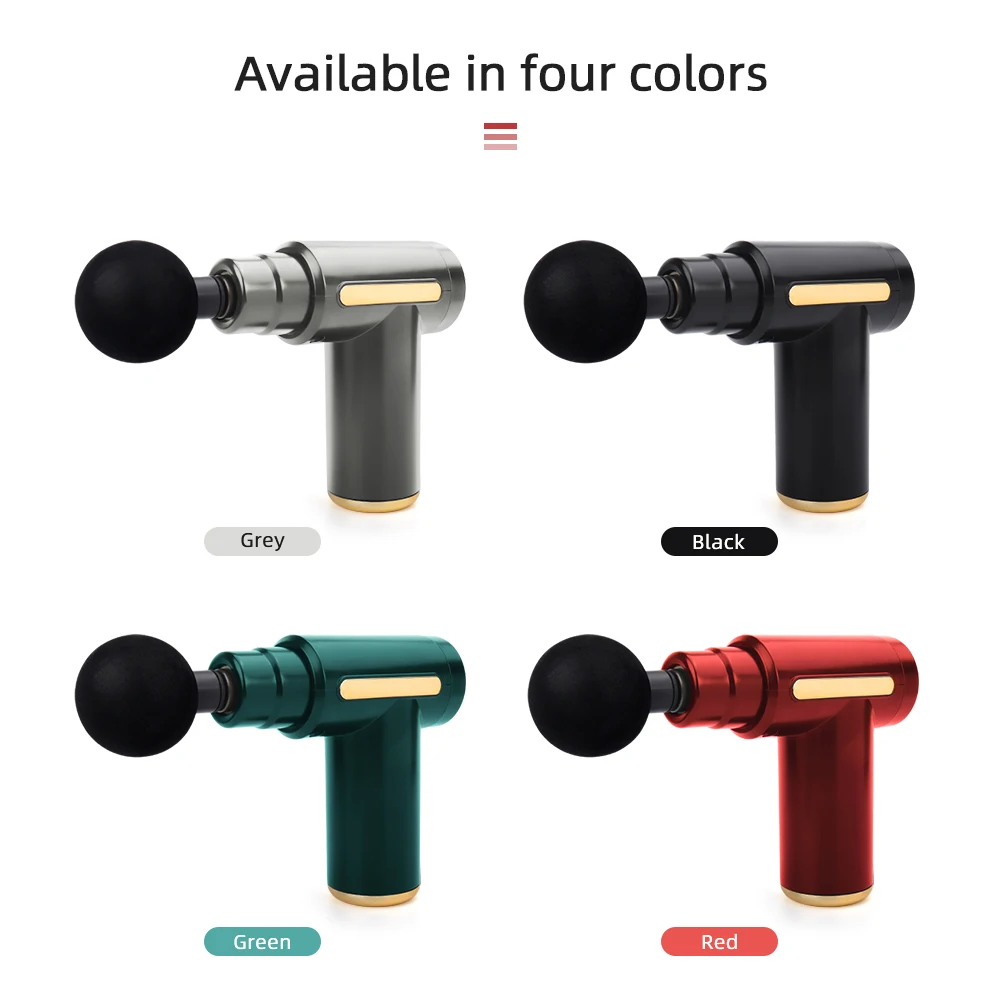 

Mini Massage Gun Eletric Vibration Therapy Muscle Slimming Massage Machine Full Body Back Relax Fitness Pain Relief Fascia Gun