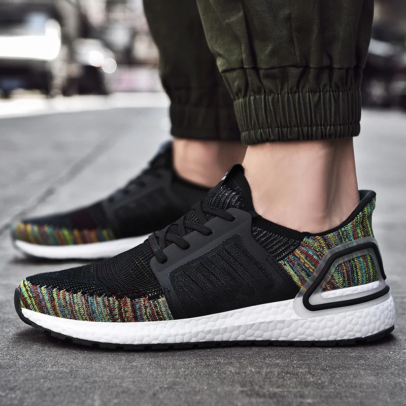 

Mens Fashion Sneakers Rubber Platform Height Increasing Lace-up Leisure shoes Light Comfortable Outdoor Running Shoes