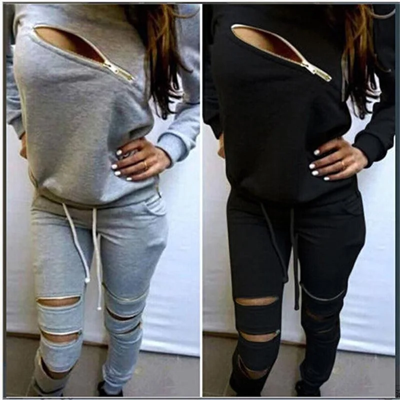 

2021 2PCS Women Clothing Spring Hoodies Sweatpants Set Women Tracksuits Sportswear Female Gym Jumpers Sports Set