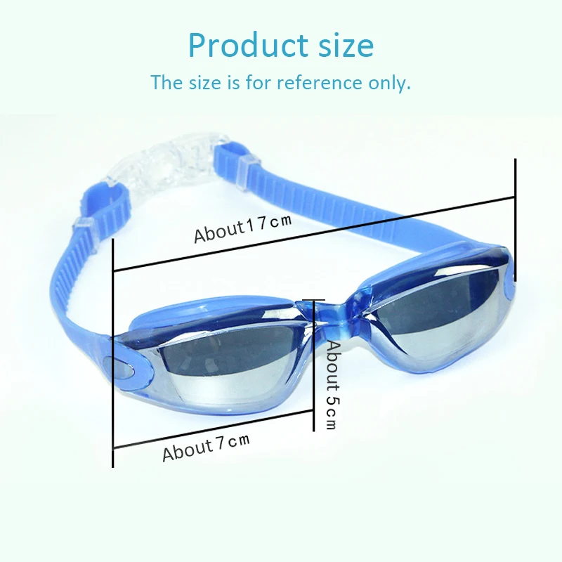 

Portable Goggles Swimming Goggles Swim Diving Beach Swimming HD Waterproof Anti-fog Swimming Goggles Durable Adult Eye Protector