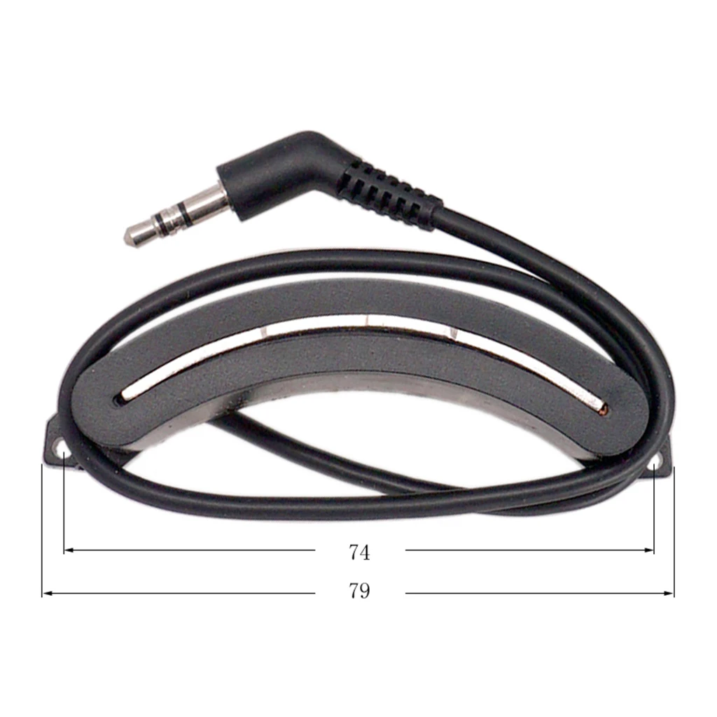 

1pc Acoustic Guitar Pickup Soundhole Black For Acoustic Pickups Parts Accs