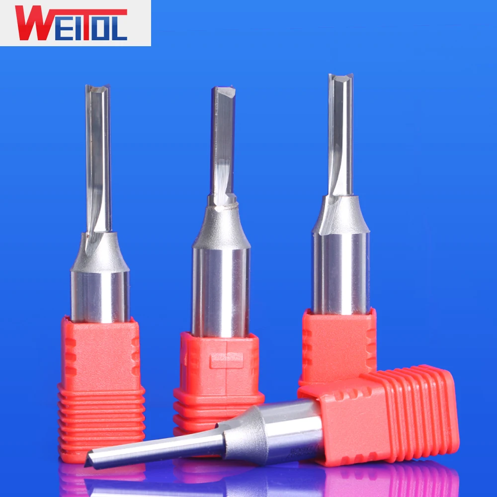 WeiTol 1 шт. Вольфрамовая сталь 1/2 дюйма TCT фреза с прямым хвостовиком резьба по