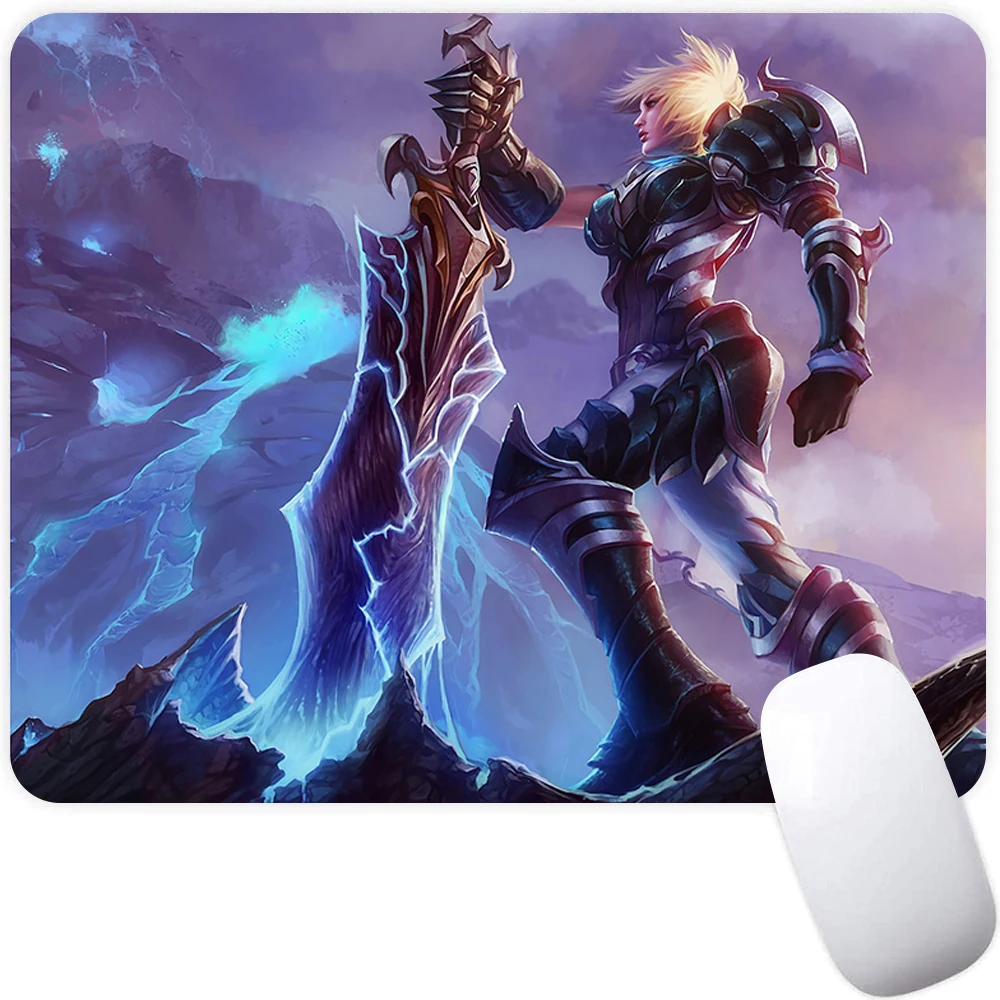 League of Legends Riven Small Gaming Mouse Pad Computer Mousepad PC Gamer Mouse Mat Laptop Mausepad XXL Keyboard Mat Desk Pad images - 6