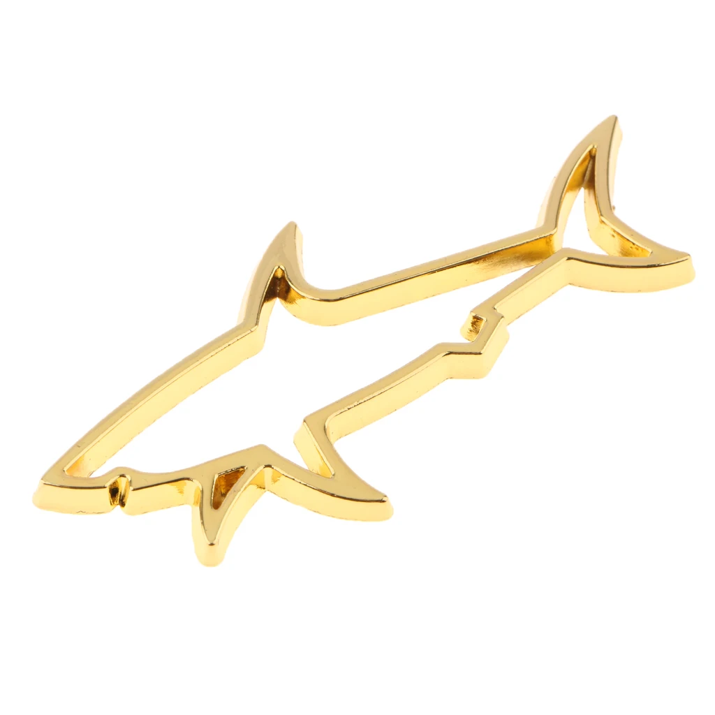 

Motorcycle Auto Car Metal Fish Shape 3D Rear Decal Badge Sticker