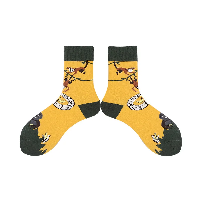 Socks Unisex Different Design Funny Cotton Long Women Men Socks Gifts for Lovers Harajuku Autumn Winter Fashion Happy Sock