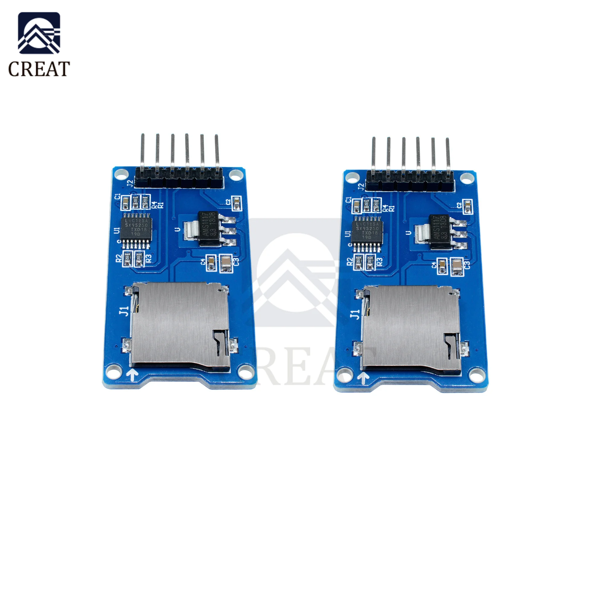 Плата для хранения Micro SD 2 шт. адаптер TF-карты экран памяти расширительный модуль