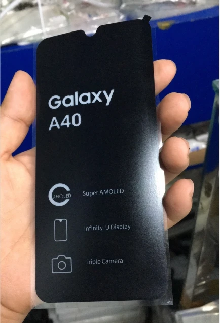 100 шт новая Заводская Защитная пленка для задней крышки телефона для samsung Galaxy A10 A10E A20 A20E A30 A40 A40S A50 A60 A70 A80