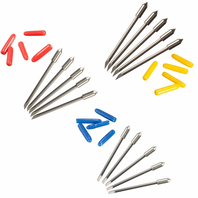 KZTech 15 шт. 30 45 60 градусов режущее лезвие для графтека CB09 силуэт Cameo Craftrobo виниловый