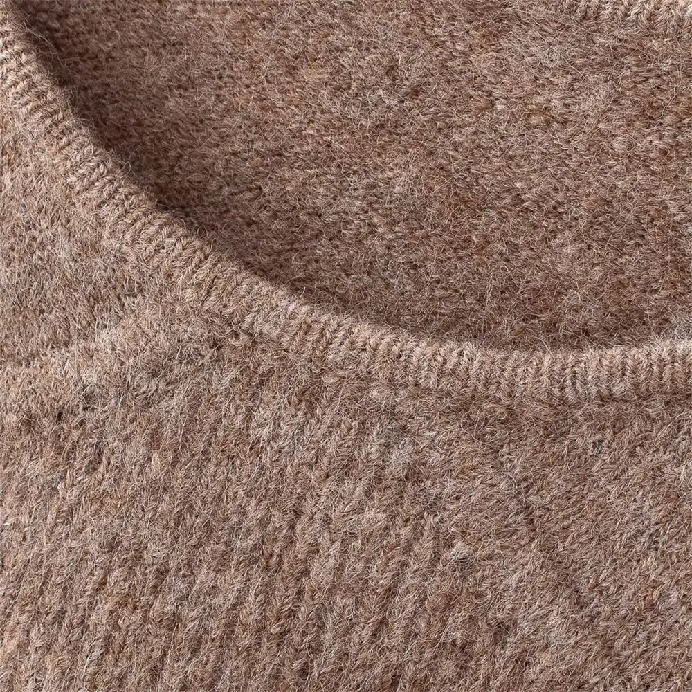 Женская облегающая трикотажная кофта тонкая без рукавов в стиле ретро новинка