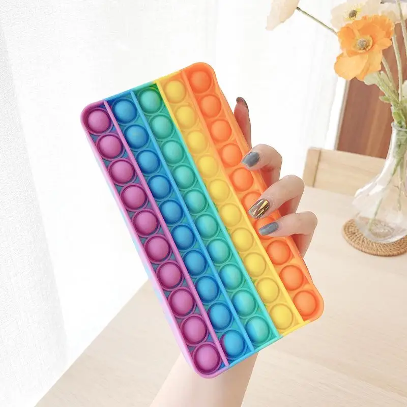 

Large-Size Fidget Pencil Case Toys Push Unzip Bubble Pendant Bag Hot Sale Adult Decompression Toys Children Anti-Stress