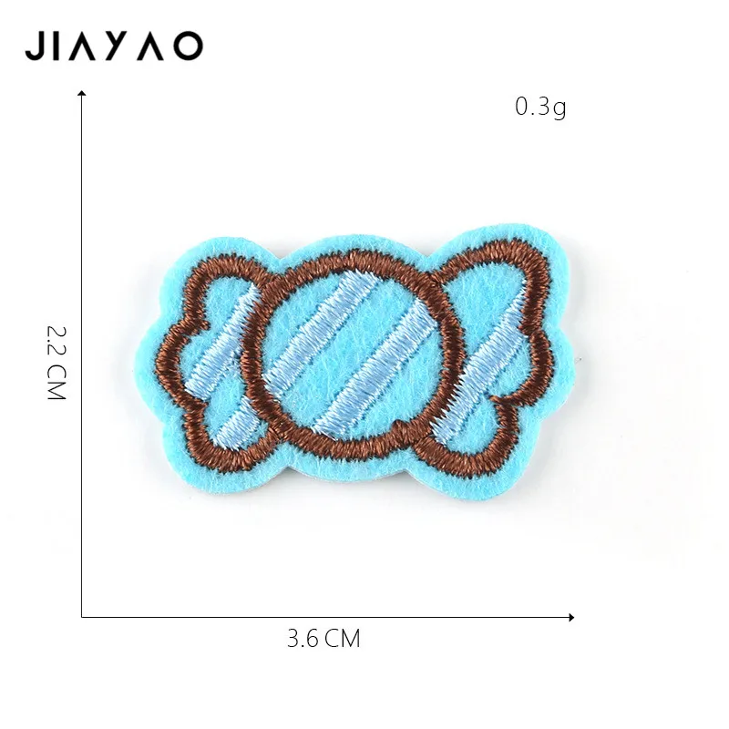 Вышитая нашивка мультяшная пятицветная бабочка сделай сам паста для шитья