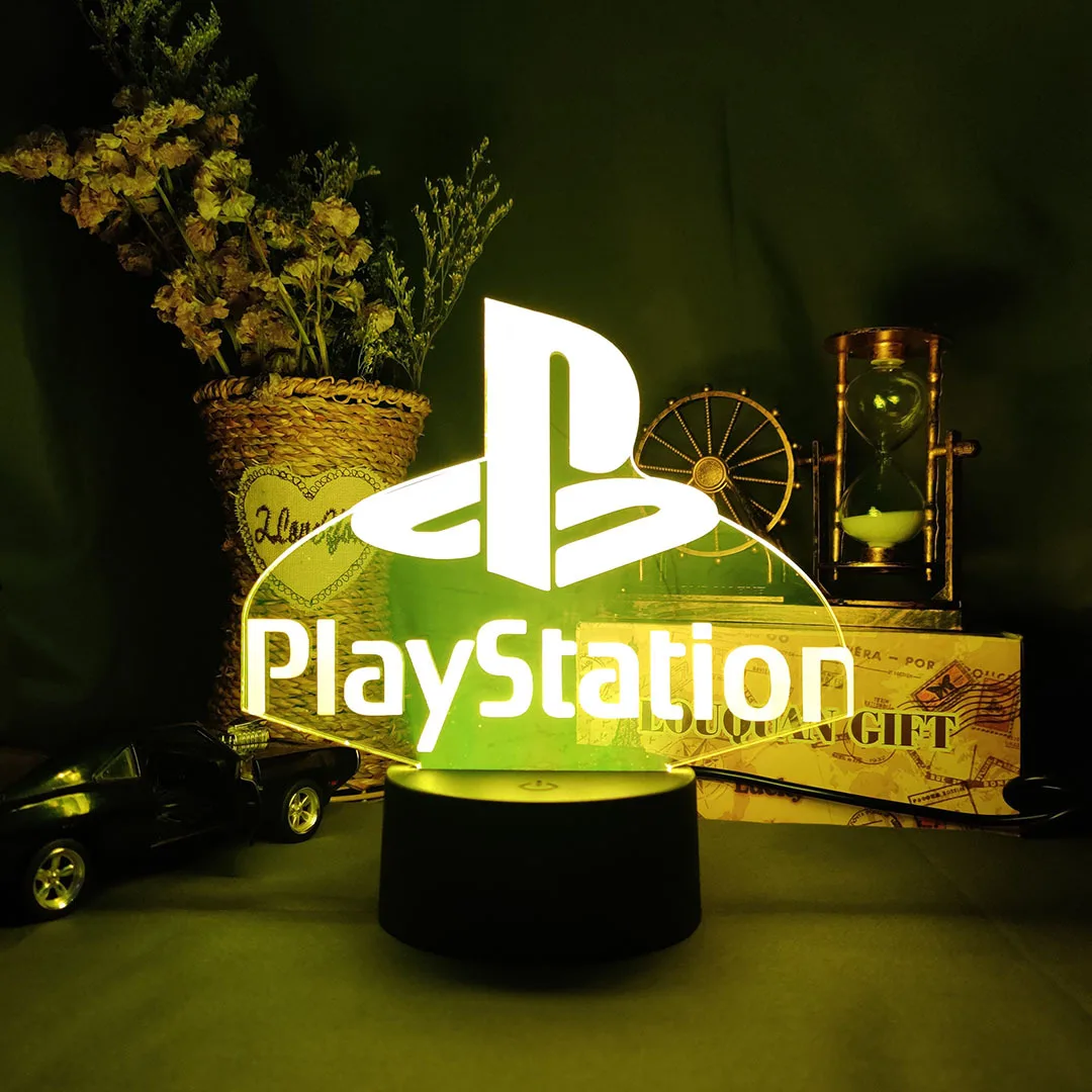 

3d nightlights acrylic gamepad explosion colorful atmosphere creative gifts table lamps bedside lamp