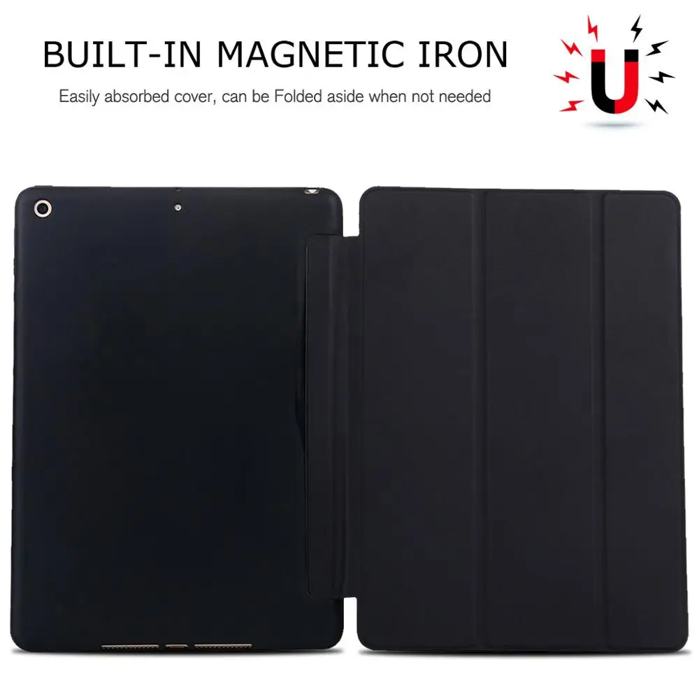 Умный чехол для iPad Mini 4 ультра тонкий флип из искусственной кожи мягкий ТПУ с