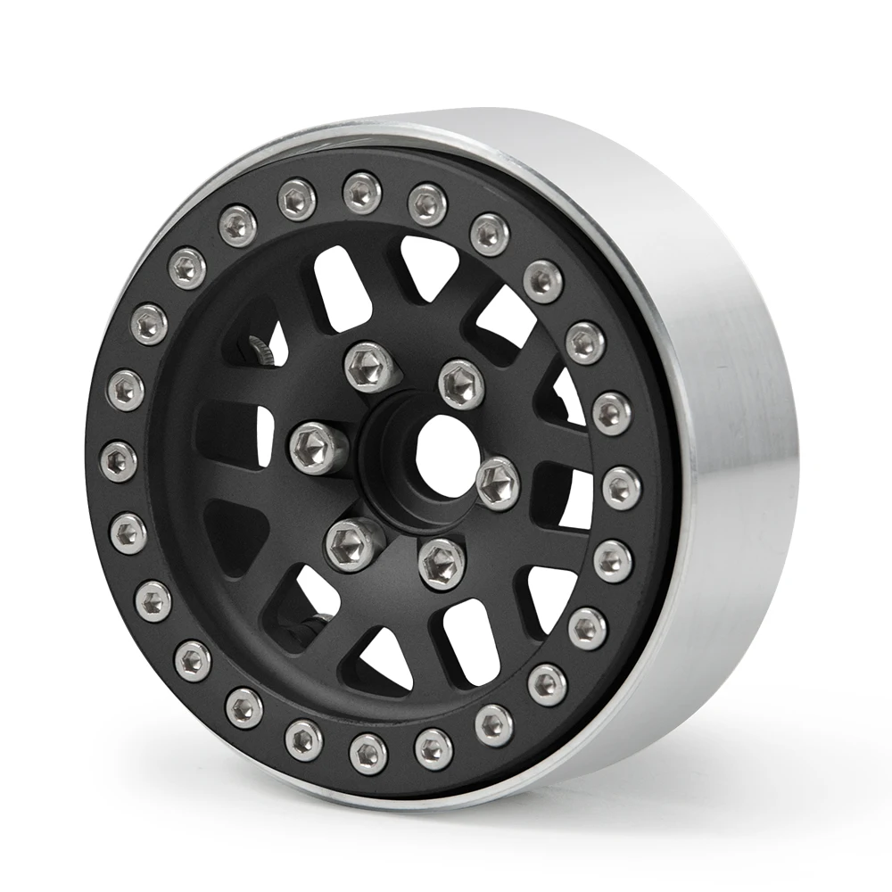 YEAHRUN 4 шт./компл. 1/10 RC Гусеничный 1 9 "Сплав Beadlock Колесные диски 25 мм ширина для D90