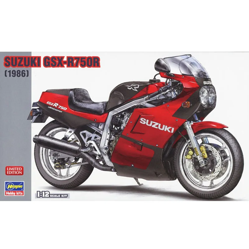 

Assembly Model 1/12 Suzuki GSX-R750R Motorcycle 21730
