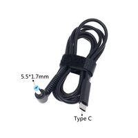 dc 5 5 x 1 7mm power supply plug connector converter cable cord 19v usb type c pd charging cable for acer aspire laptop adapter