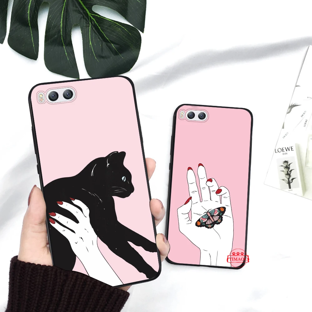Силиконовый чехол best friend для Xiaomi 6 8 9 SE A1 A2 A3 Lite F1 Mix 2S MAX 3 9T Pro CC9E CC9 |