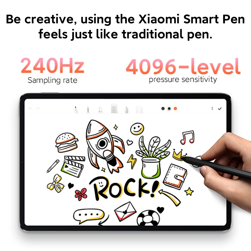 Стилус Xiaomi для планшета Mi Pad 5 Pro умная ручка 240 Гц частота дискретизации магнитная