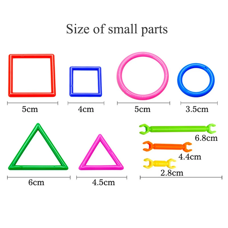 

368pcs DIY Building Blocks Buckle Smart Stick Plastic Blocks Imagination Creativity Educational Learning Toys For Baby Kids New