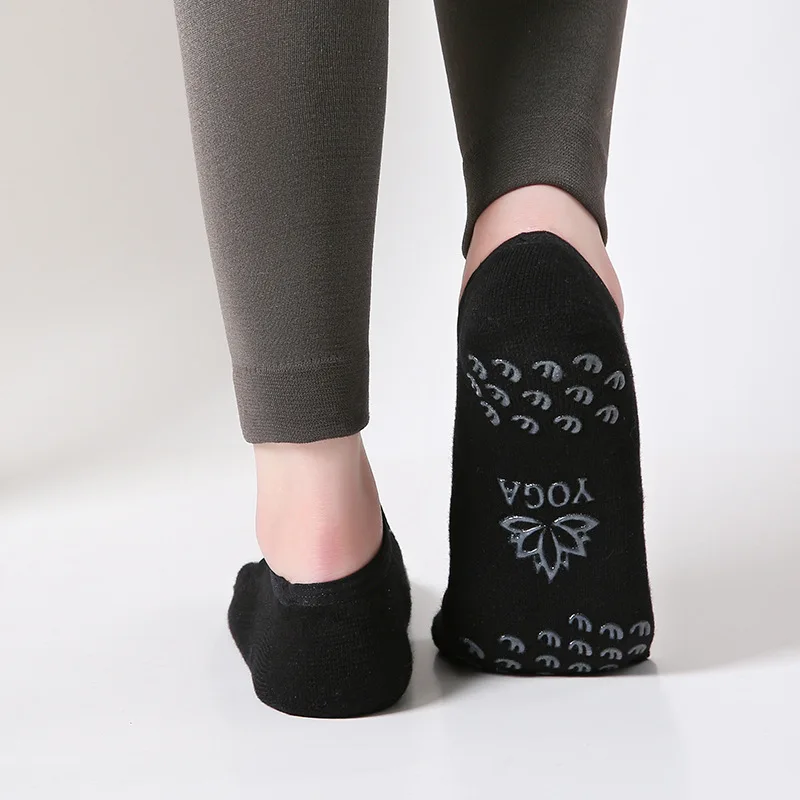 Женская обувь для йоги Пять пальцев анти скольжения лодыжки сцепление носки в