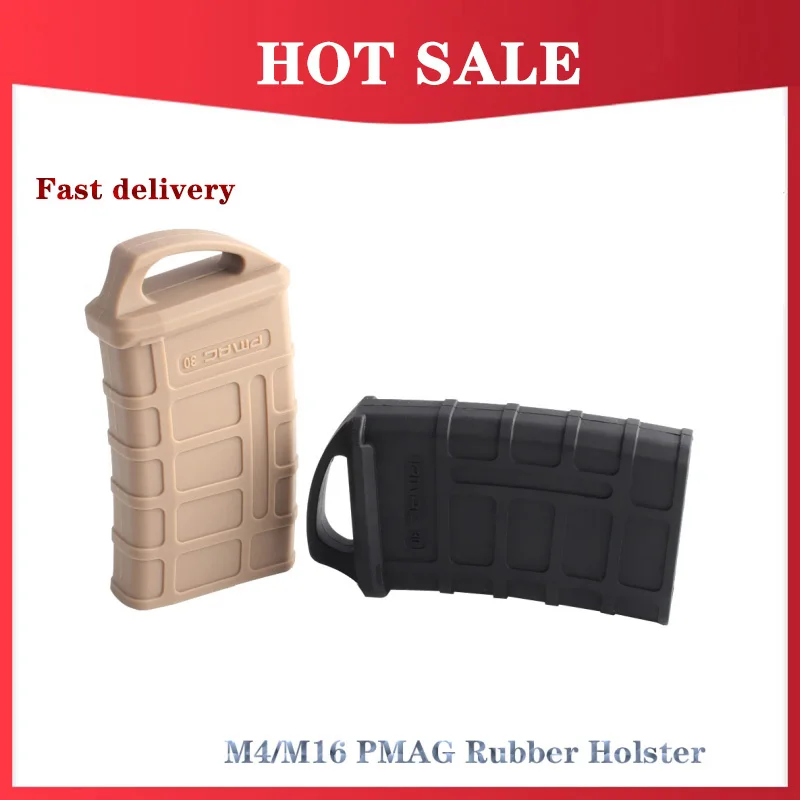 

Magorui 1Pcs M4/M16 PMAG Fast Magazine Rubber Holster Rubber Pouch Sleeve Rubber Slip Cover