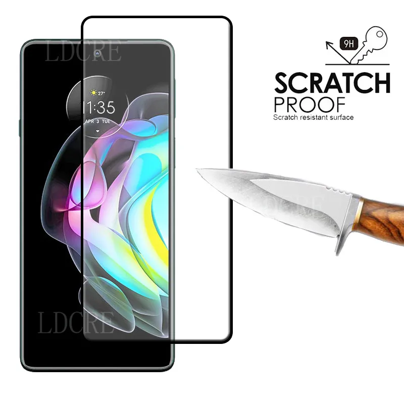 Protector de pantalla completa 4 en 1 para Moto Edge 20, cristal templado HD para Moto Edge 20 Pro-1