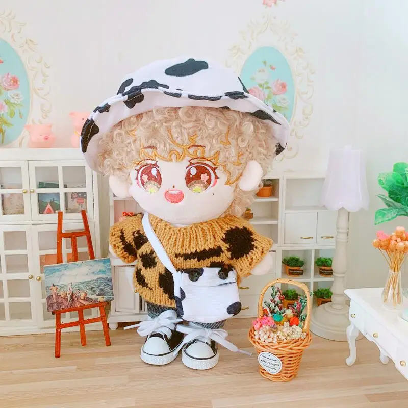 

20cm idol Zhu Yilong Plush Doll Suit Body-Shape Doll Accessories Birthday Present Replaceable Clothes Toys Christmas Gift