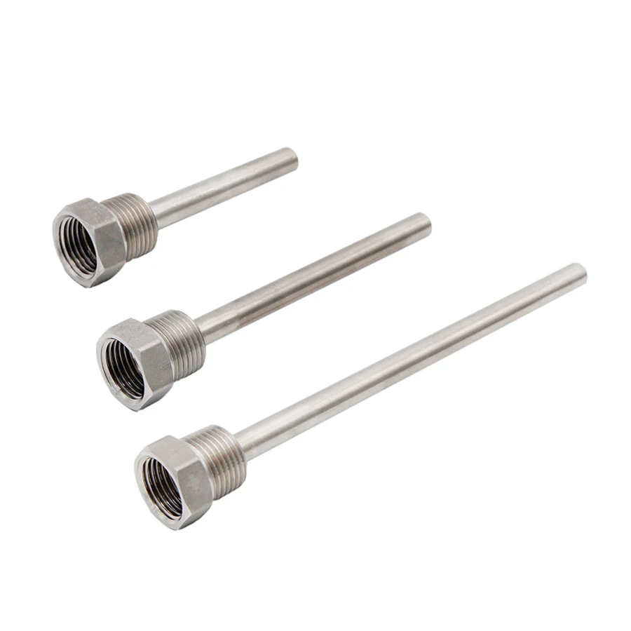 Термометр с циферблатом Thermowell 2 5/4/6 &quotL 1/2&quot NPT термометр из нержавеющей стали для