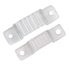 10 шт. 100 шт. 12 мм 18 мм Светодиодные зажимы для лент для 110 В 220 в 5050 2835 5054 светодиодная полоса пластиковая пряжка высококачественные гибкие аксессуары