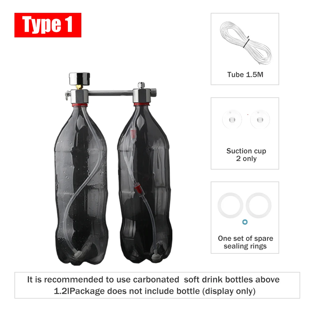 Генератор CO2 с соленоидным клапаном счетчик пузырей и проверка углекислого газа