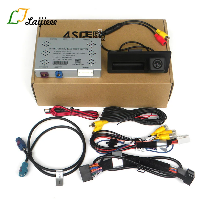 $108.75 For Audi A1 A4 A5 A6 Q7 Q3 Q5 Reverse Camera Interface Decoder  Front Rear View Backup Camera OEM Screen Update Driving Image