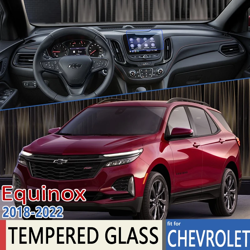 for Chevrolet Equinox MK3 2018 2019 2020 2021 2022 Car Navigation Film Perfect Fit Touch Full Screen Protector Tempered Glass