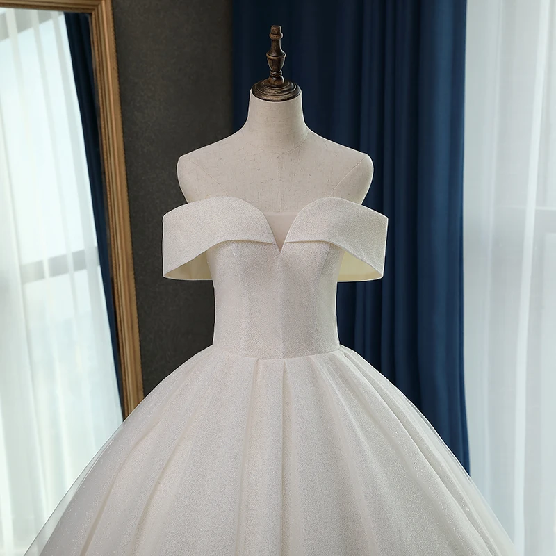 Fansmile новое качество Vestido De Noiva кружевные свадебные платья размера плюс Индивидуальные свадебные платья свадебное платье FSM-064F