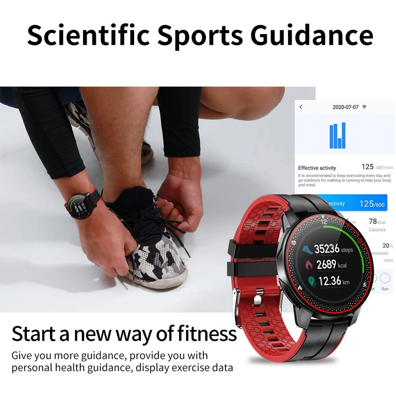 R18 Smart Watch Sport фитнес трекер монитор сердечного ритма для мужчин женщин Bluetooth 5 0