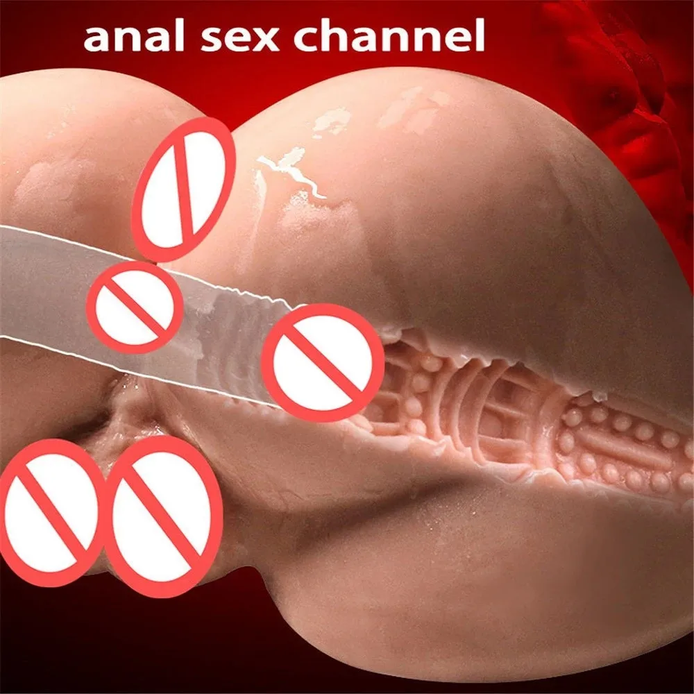 2.5Kg Realistic Male Big Ass Men's Masturbator Gay Masturbation Artificial Anus Pussy Scrotum Erotic Sex Doll Toys For Man Adult images - 6