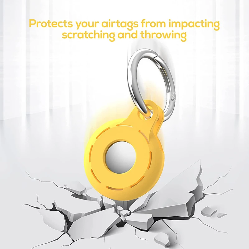 New original silicone liquido capa protetora para apple airtag hangable chaveiro localizador rastreador portatil gancho airtags