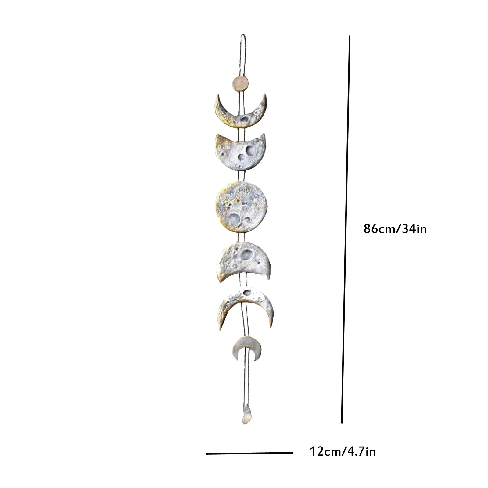 

Moon Decoration Moon Phase Wall Moon Decoration Moon Pendant Ornaments For Wedding Party Apartment Dorm Home Decoration